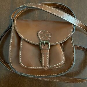 Leather Saddle Bag
